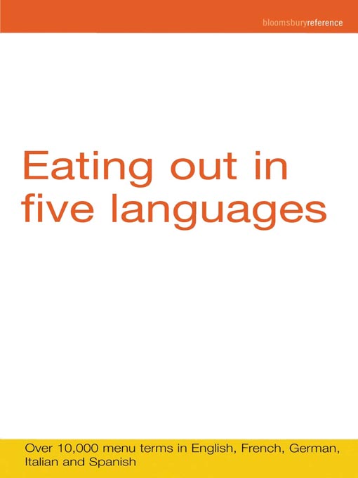 Title details for Eating Out In Five Languages by A&C Black - Available